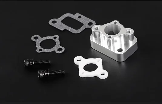 

Впускные сиденья карбюратора, обработанные на станке с ЧПУ для 2-тактных двигателей 32CC, 36CC и 45CC.