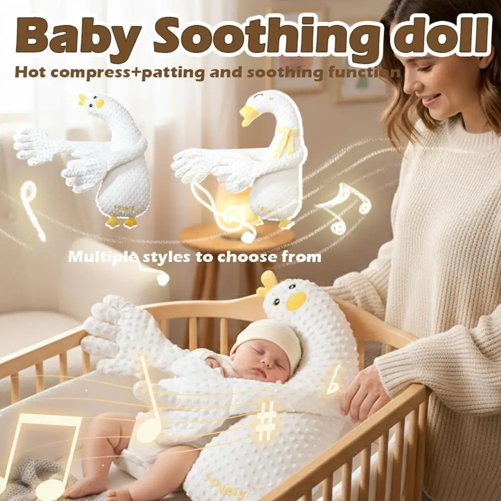 Baby Sleeping Pillow for Newborn Patting Doll with Soothing Palm Remote Control Electric Baby Hand Pillow Soothing Palm Patting