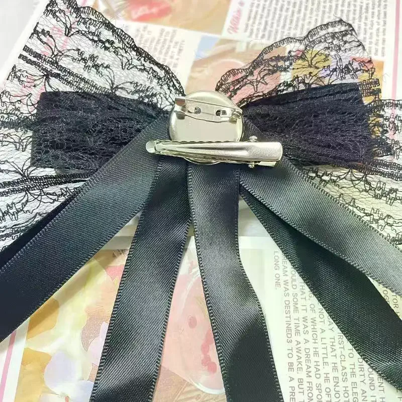 New Cloth Art Bow Tie Rhinestone Crystal Bowknot Brooches Clip For Women Wedding Party Necktie Jewelry Accessories