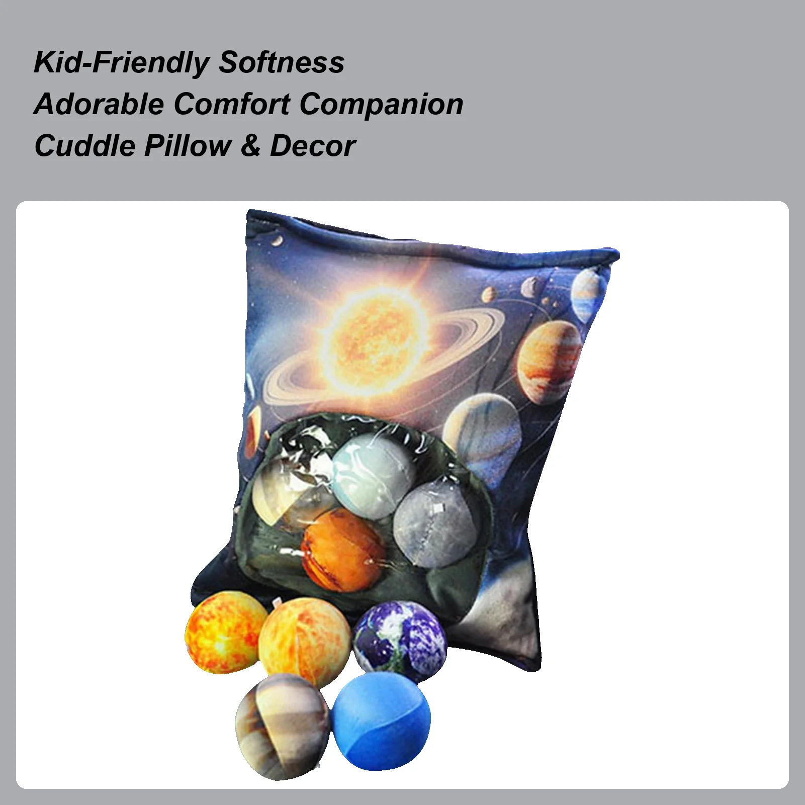 

Космическая подушка, милый декор для комнаты, мягкая кукольная подушка, космическая подушка с восемью планет, набор кукол для гостиной, спальни, детского кабинета