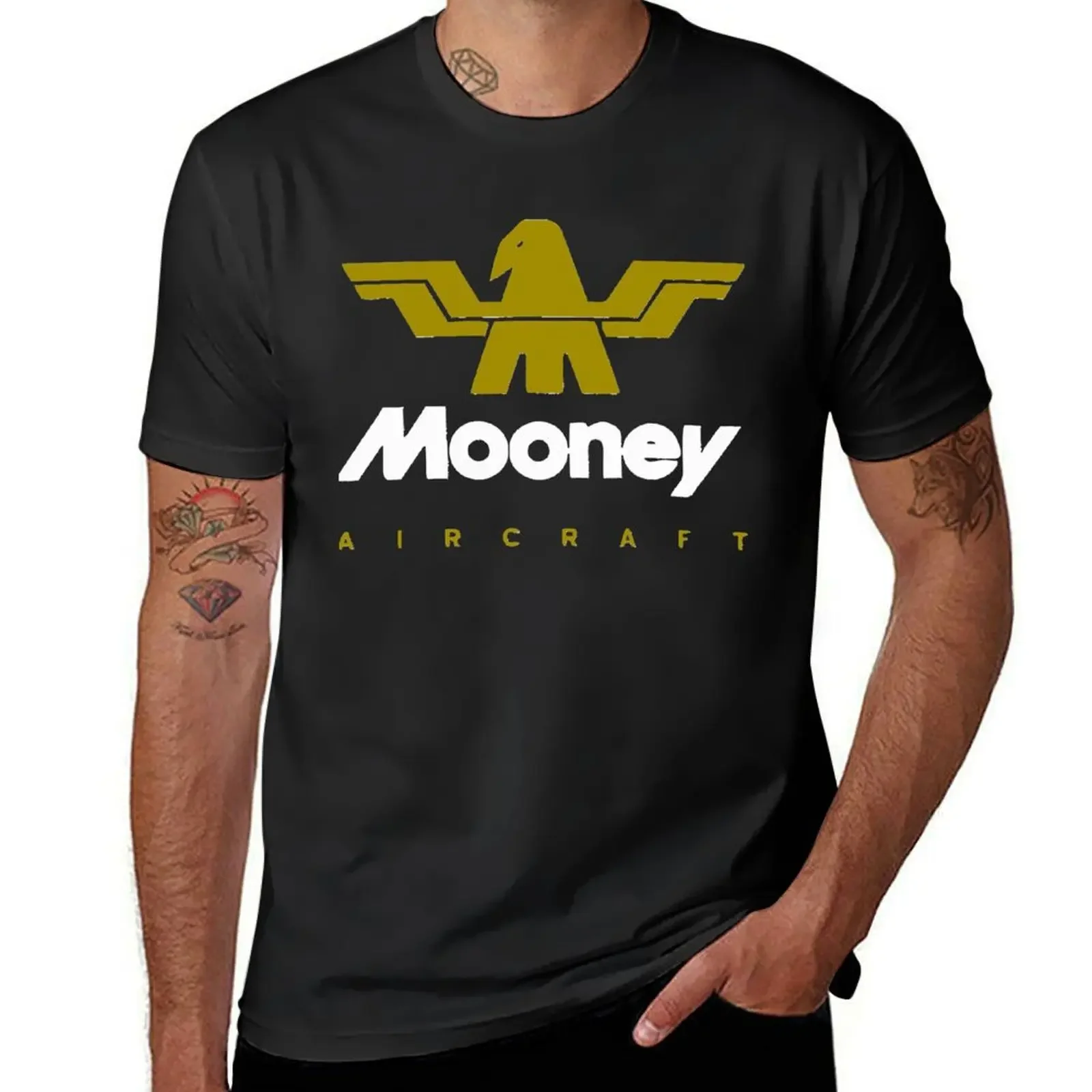 mooney aircraft T-Shirt anime figures cheap stuff t shirts for men cotton