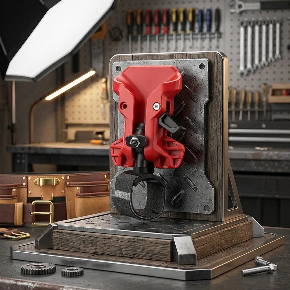 Focused Quick Release Tool Holster for Power Tools with ABS Housing and Robust Metal Clip for Frequent Use Scenarios