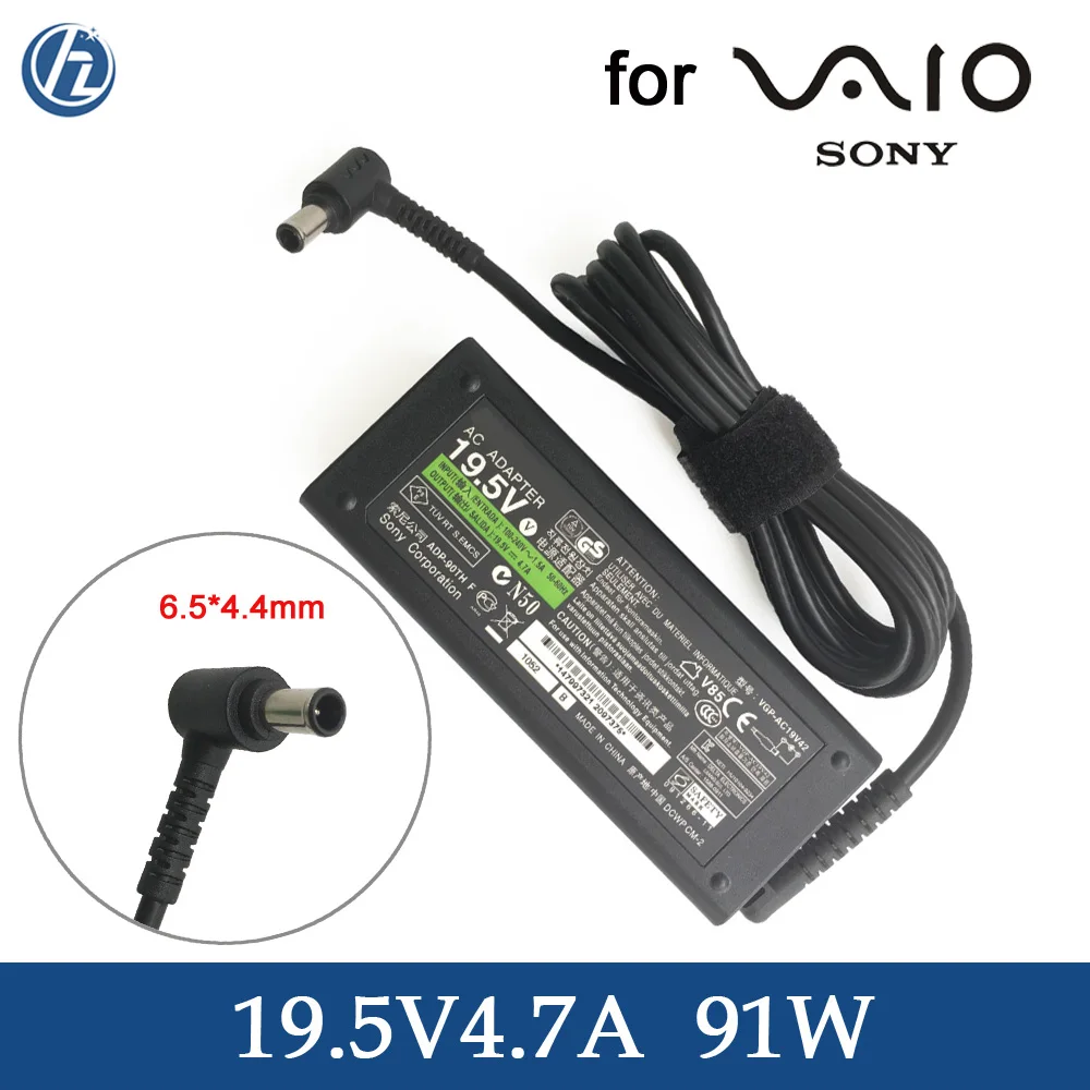 الأصلي 19.5 فولت 4.7A 90 واط التيار المتناوب محول شاحن لسوني VAIO VGP-AC19V42 PCG-21313L PCG-31311L محمول التيار الكهربائي