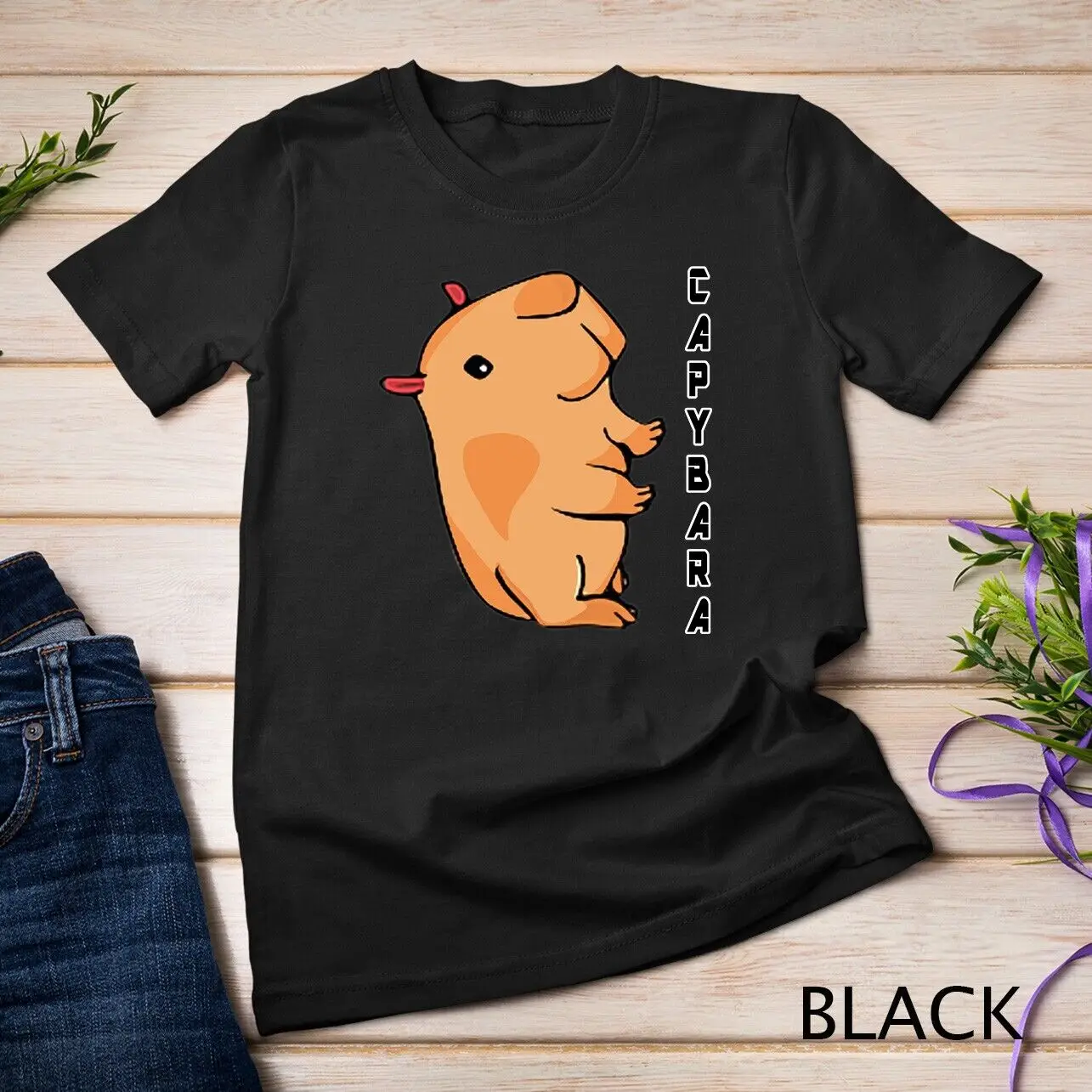 Capybara Lover Cute Colorful Kids This Is How I Roll Capybara Unisex T-shirt