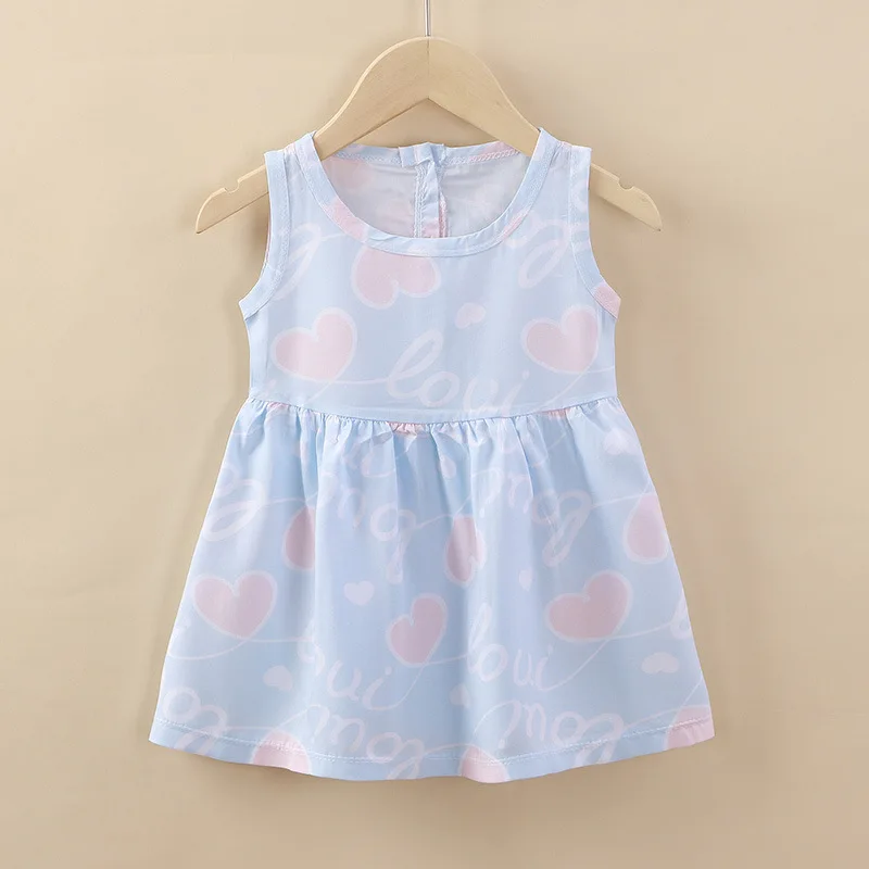 

Baby Girls Dress Summer Fashion Infantile Dresses Children's Flower Style Clothes Kids Clothing Princess Party Dress