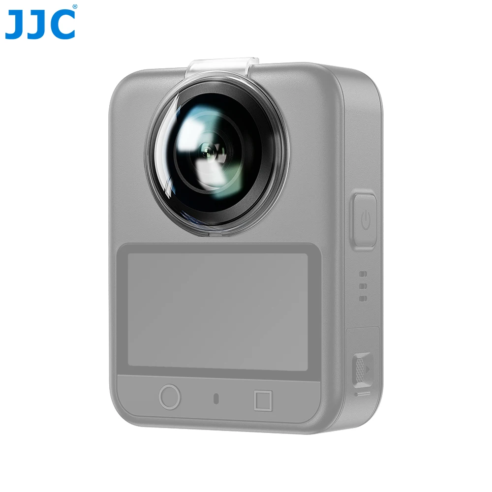 JJC Transparent Lens Protectors for DJI Osmo 360 Lens Protective Film with Multi-layer Coating PC Material Lens Accessories