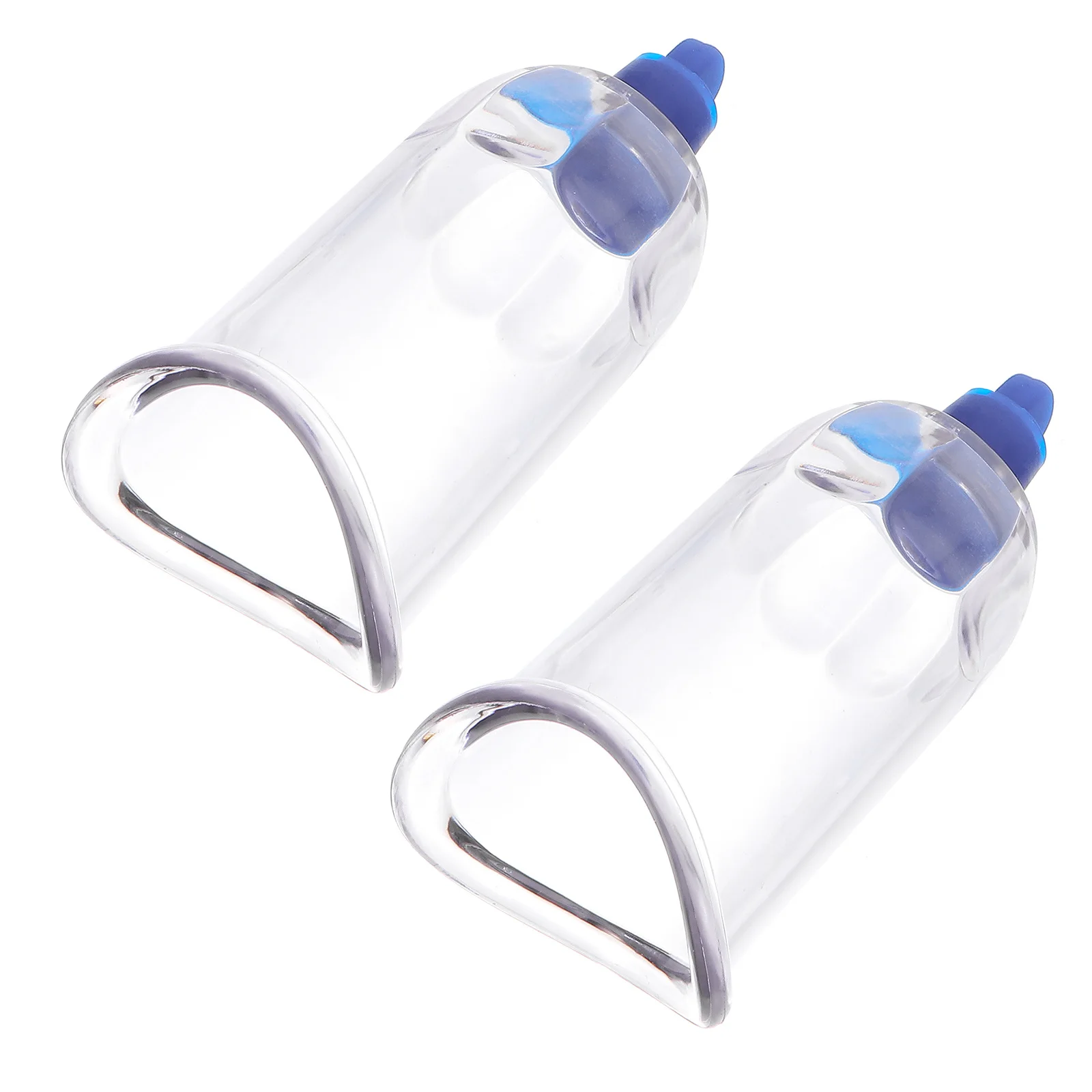 

2Pcs Cupping Therapy Set Fine Workmanship Smooth Surface Portable Design for Body Massage and Reusable Health Gift