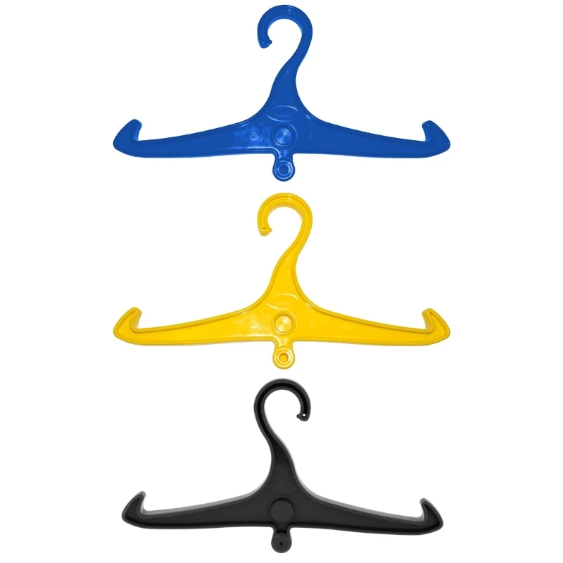 MultiPurpose AntiSlip Wetsuit Hanger with Din Thread AntiSlip BCD Regulator Hanger Scubas Diving Wetsuit Drysuit Hanger