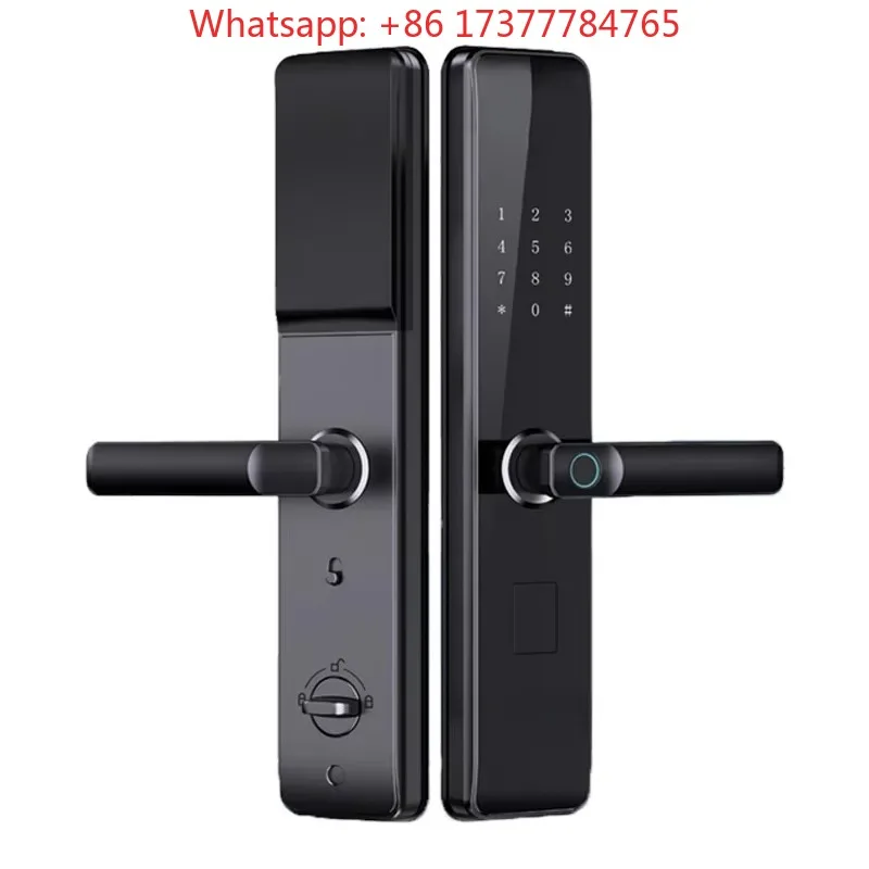 1811 Aluminum Alloy Fingerprint & Password Electronic Door for Home Security