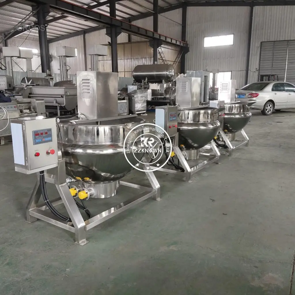 Multi fungsi makanan jaket Pot pemanas mixer Jam Sandwich Pot mengaduk memasak jaket uap bola Pot uap ketel jaket