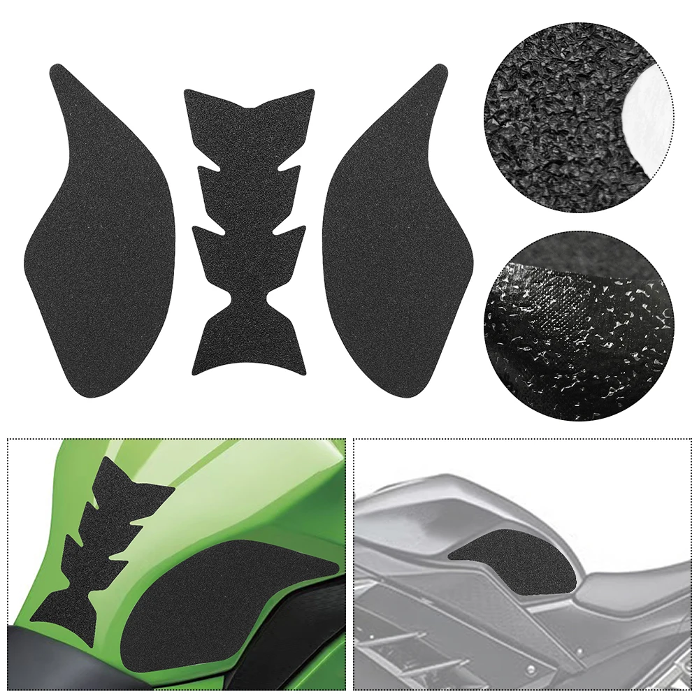 Protector Pad For Kawasaki Ninja 250 300 NINJA Z250 Z300 3D Sticker Gas Fuel Tank Cover Decal Frosting Waterproof