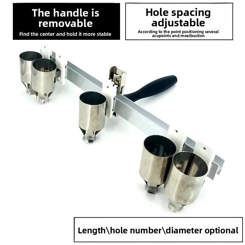 مشبك موكسا من الفولاذ المقاوم للصدأ مخصص 234567 برأس فتحة قابل للتعديل رف شريط الكى التنين #4