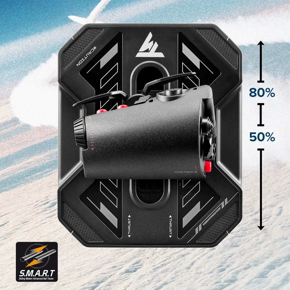 New THRUSTMASTER SOL-R6 Multifunctional Throttle for T16000/SOL Joystick Accurate and Durable Flight Game Accessories Gift