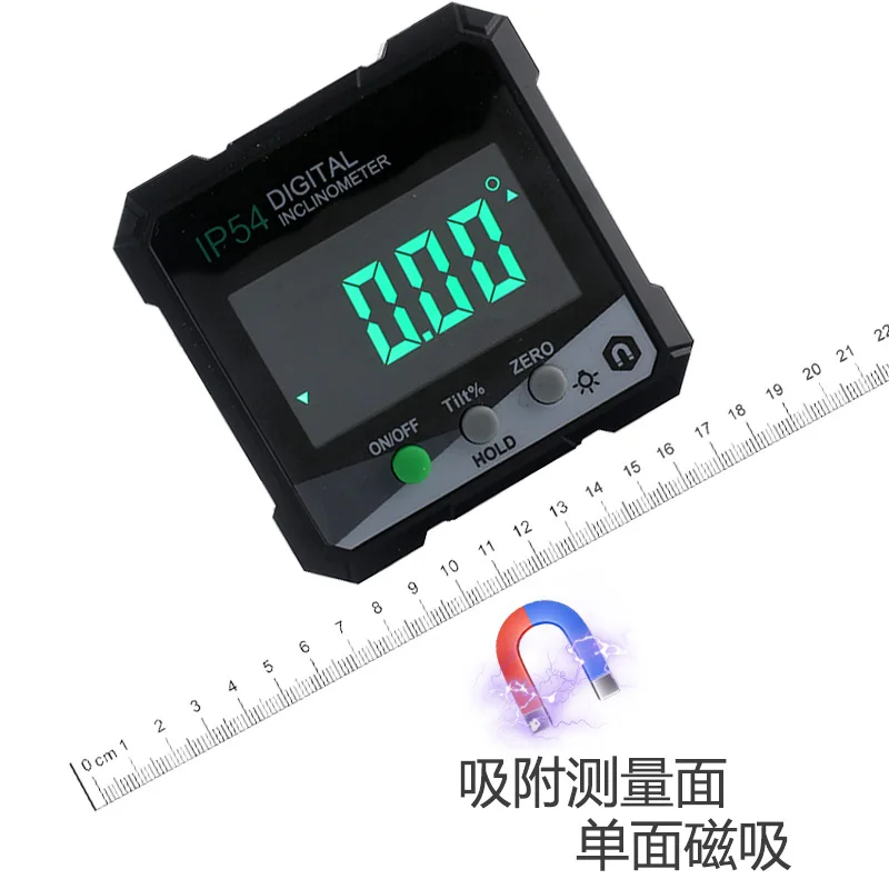 HUOTO Digital Display Inclination Box, Protractor Digital Display Inclination Meter Inclination Box, Angle Meter, Slope Meter