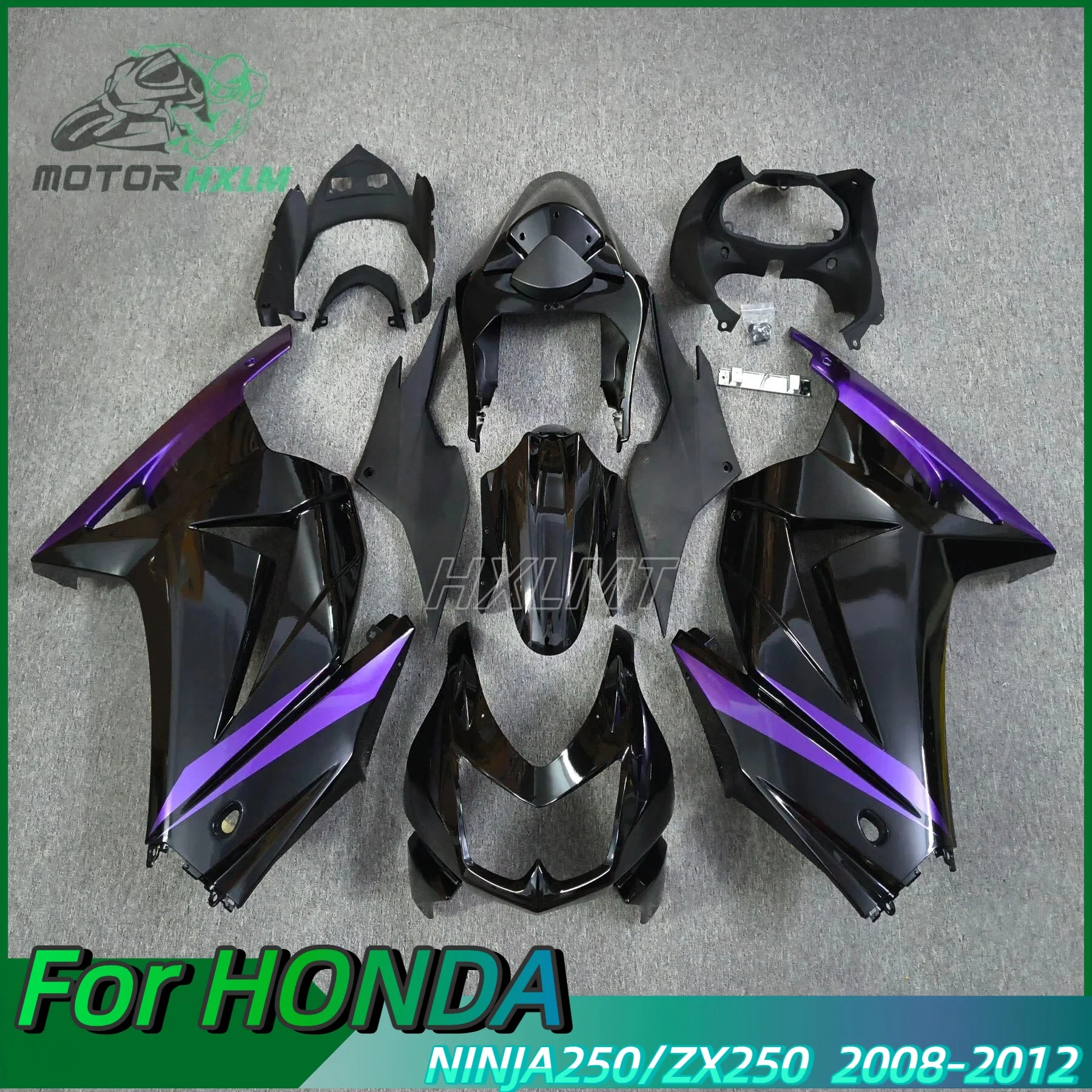 Injection Motorcycle Fairing Kits For Kawasaki Ninja 250R 2008 2009 2010 2011 2012 2013 2014 ZX 250R EX 250R 08-14+Fuel Tank