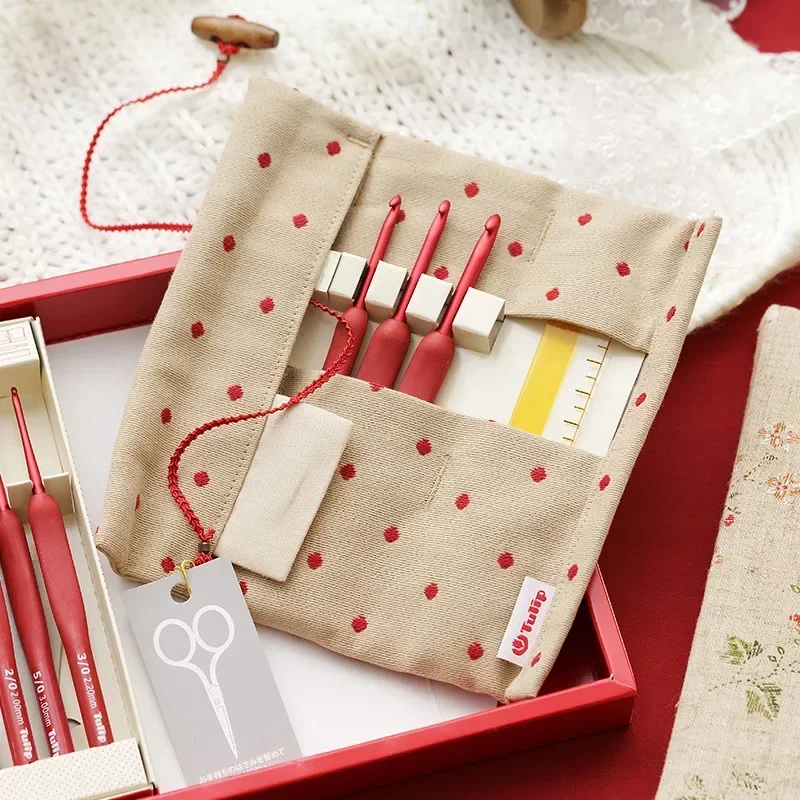 

Original Tulip Etimo Red Crochet Hooks Set Knitting Needles Set Crochet Needles Knitting Hooks Kit TED-001