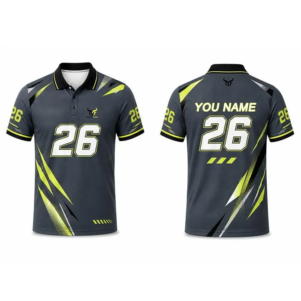 Mens Motorsport Polo Shirt 26 Number Geometric Color Block Quick Dry Breathable Short Sleeve Summer Street Outdoor Athletic Tops