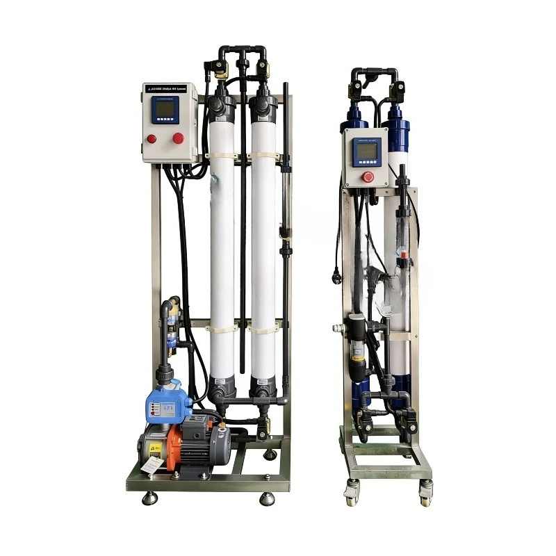 Ultrafiltration unit with core filtration assembly and basic operating safety features