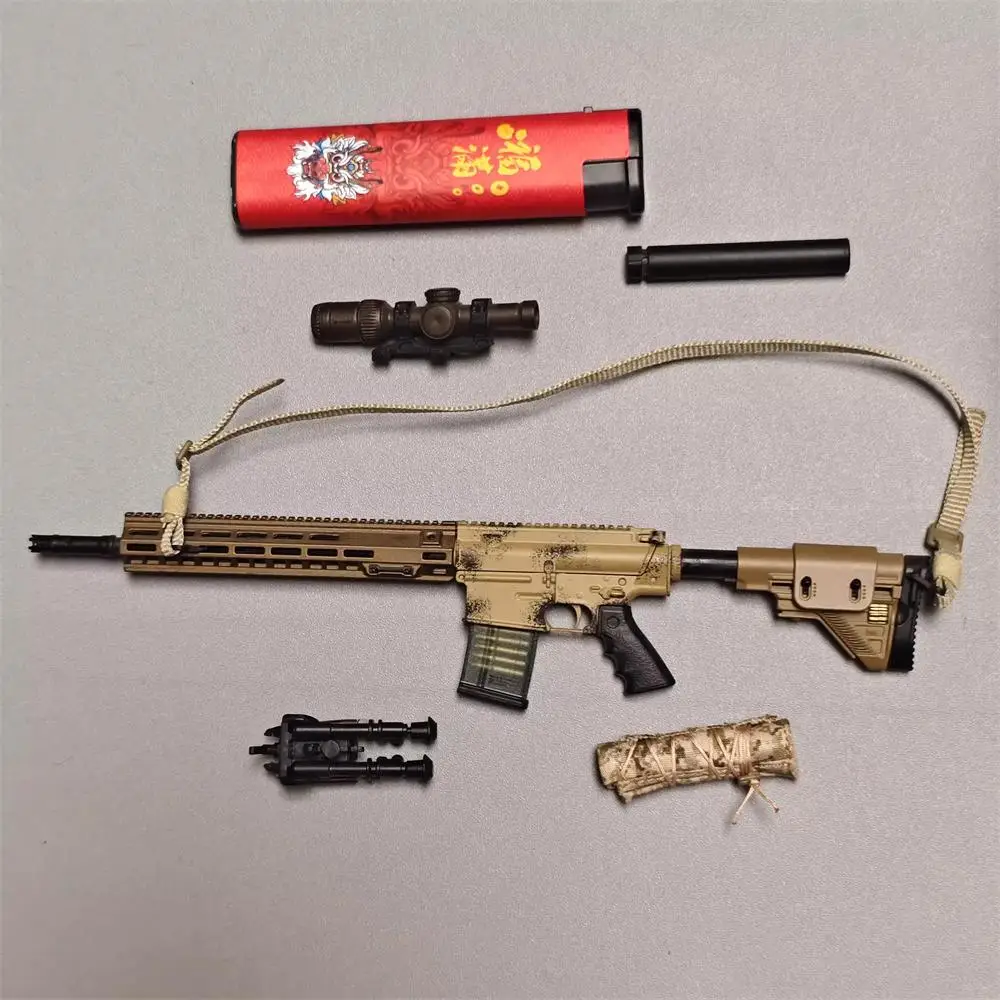 1/6 EASY&SIMPLE ES 26030B Special Task Group Tracking Doll Weapons HK417 Toys Model Sniper Model For 12