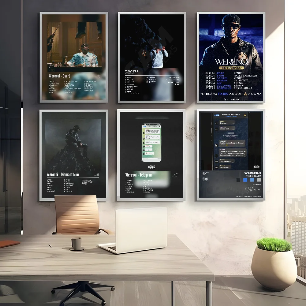 

W-Werenoi Pyramide Singer Album Poster Versatile Wall Art Print for Living Room Bedroom Hallway Office Bar | Home Decor Gift