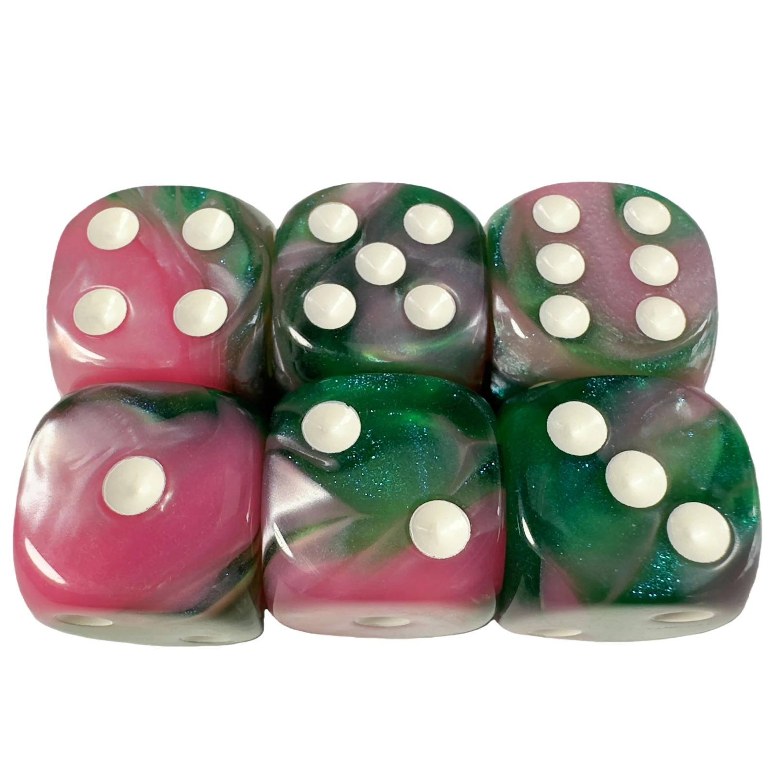 

6 Sided Dice 6pcs Board Game Dice for Card Games RPG Tabletop Game, as Gift for DND Gamer