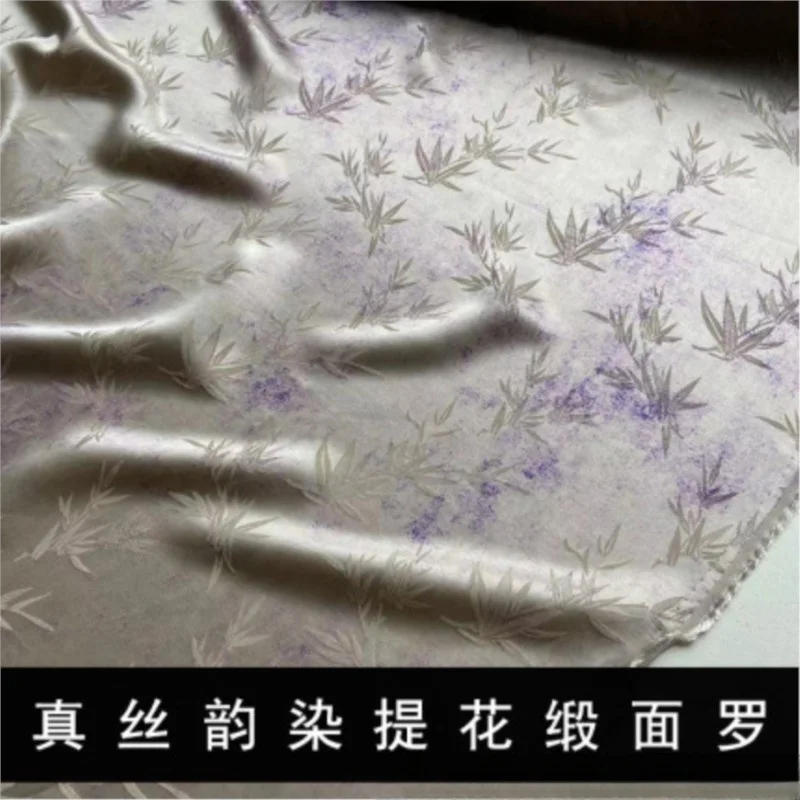 

Yun-dyed silk jacquard satin floral fabric new Chinese-style for dress and cheongsam