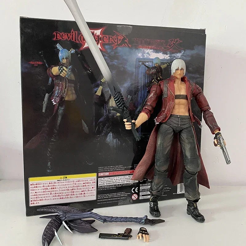 In Stock Play Arts Kai Devil May-Cry Dante Anime Action Figure PVC Model Toys Joint Movable Doll Creative Present Hoilday Gifts