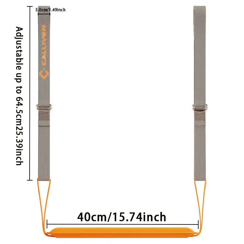 Detail view of the adjustable training assistance band