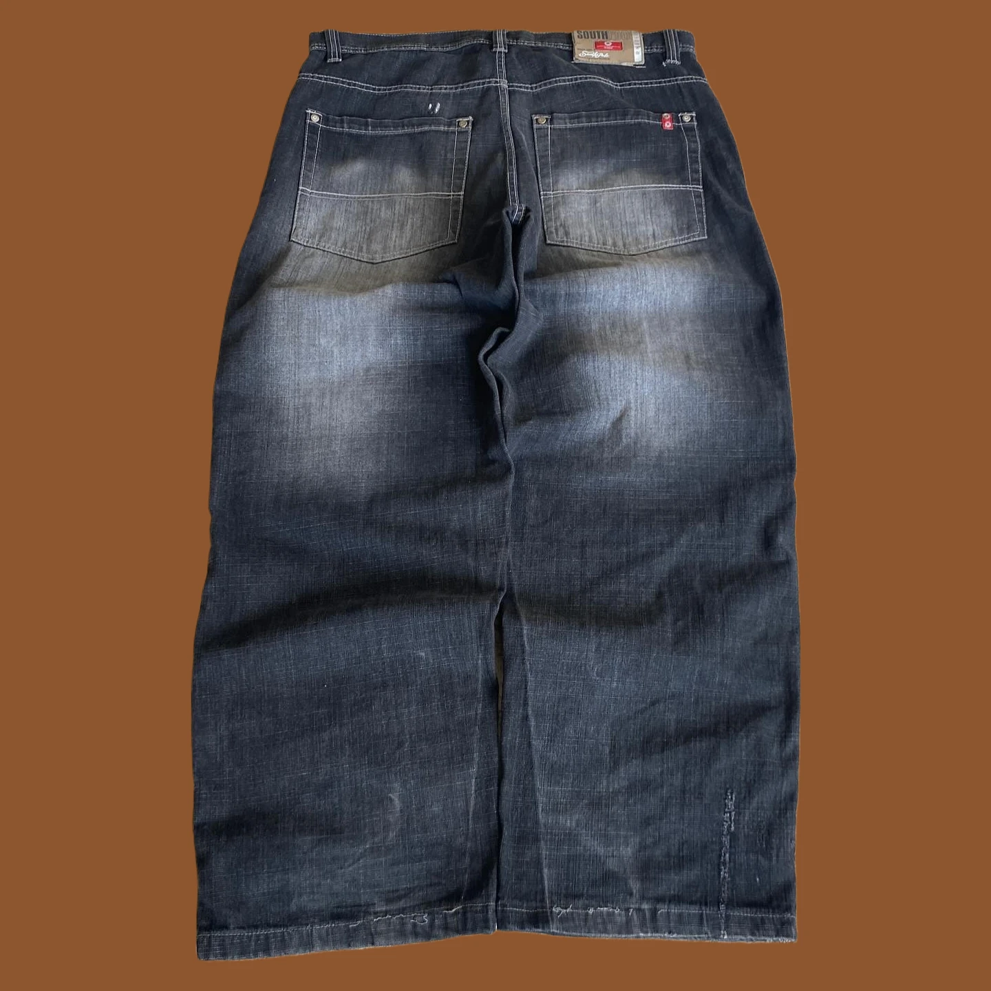 Y2K New Retro Sell Special Spot Washed Jeans Loose Oversized Wide Leg Pants Street Gothic Harajuku Floor Pants For Men And Women