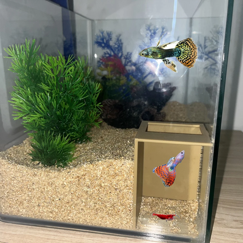 Aquarium cave Fish tank underground hiding cave For Aquatic Pets To Breed, Play AndRest Fish Tank Ornaments