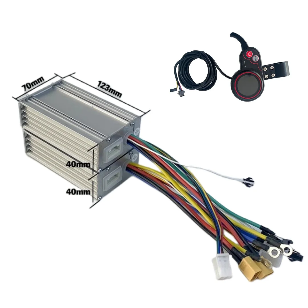 

Electric Scooter Dual Drive Controller Yunli 48V 52V 60V 25A 28A Hall Brushless Controller AB Front And Rear Drive Controller