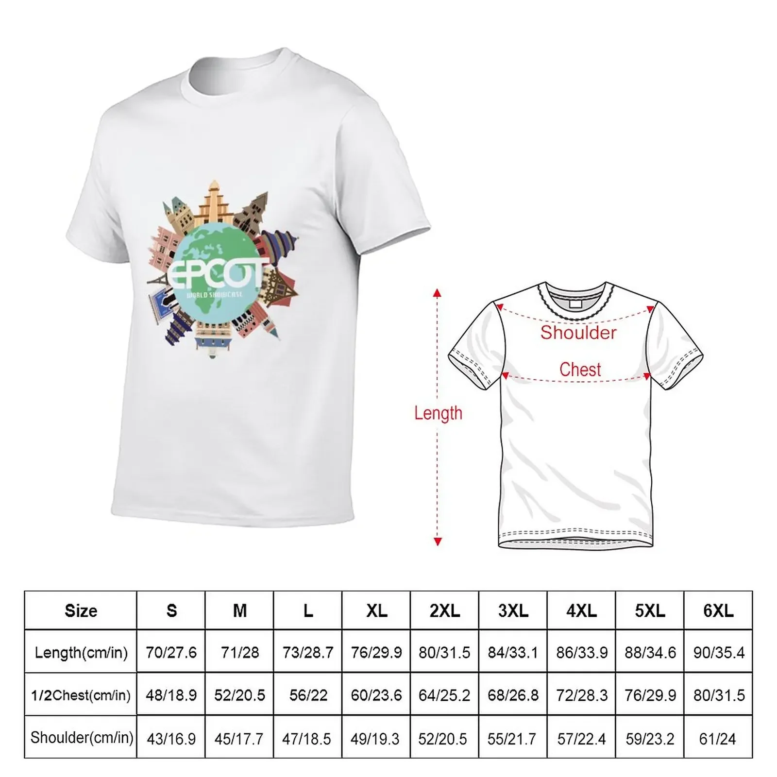 New Epcot t-shirt tees new edition t shirt magliette personalizzate mens graphic t-shirt pack