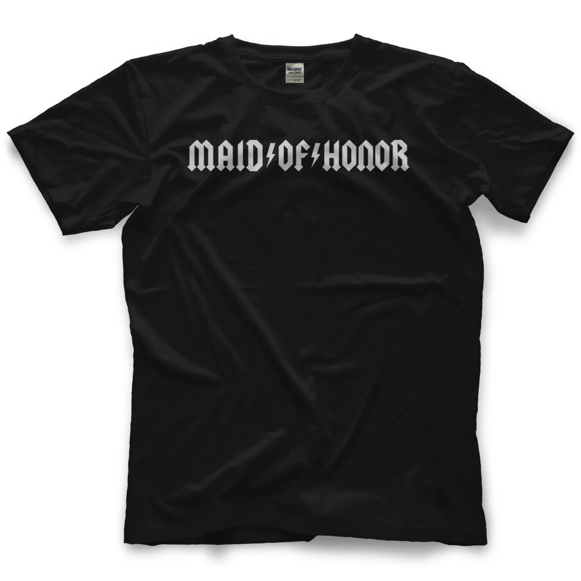 Rocker Maid Of Honor Wedding & Bachelorette Party T-Shirt