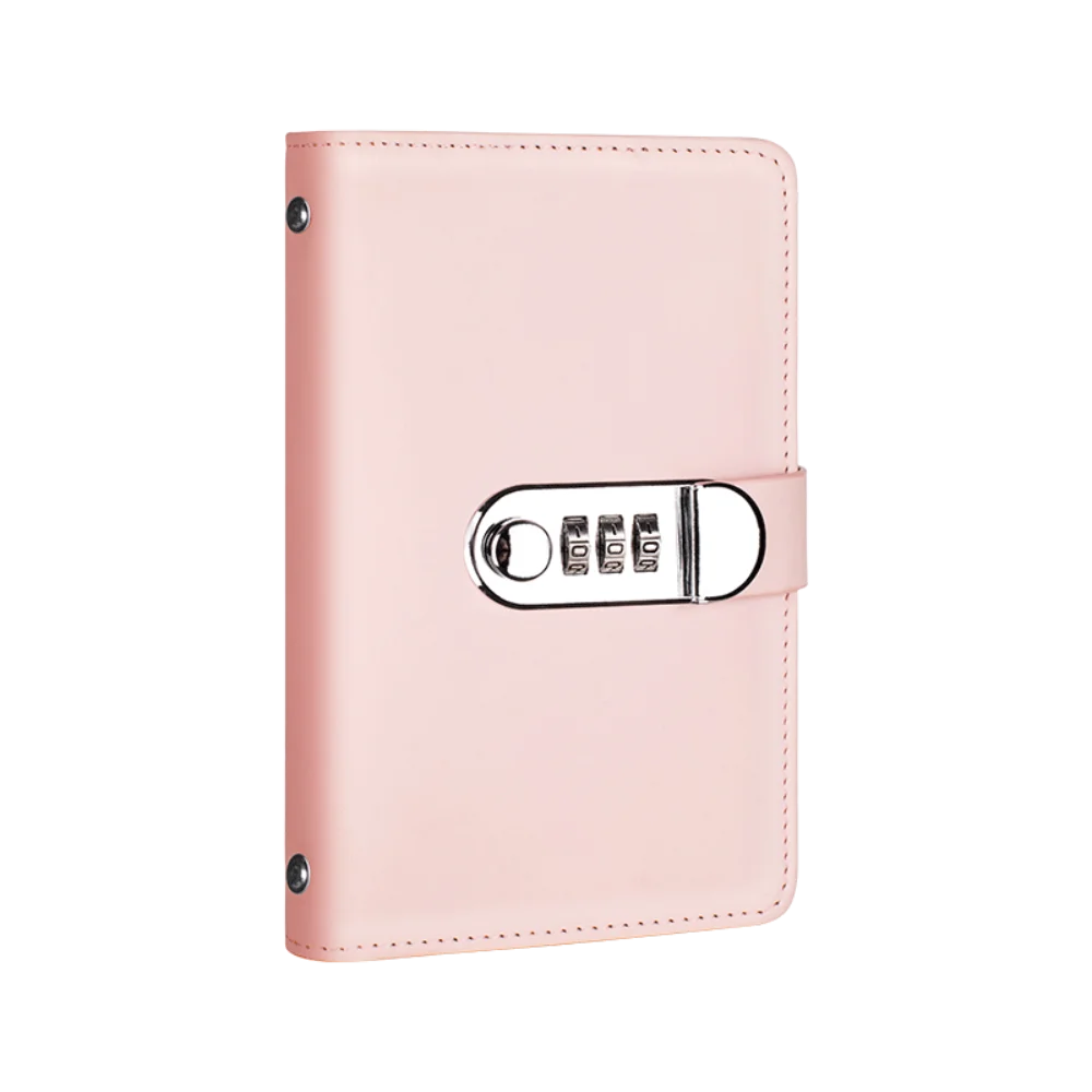 50 ورقة توفير المال الموثق المحمولة إعادة الملء الميزانية الموثق مع قفل المحفظة تخزين المغلفات النقدية دفتر الحساب #5