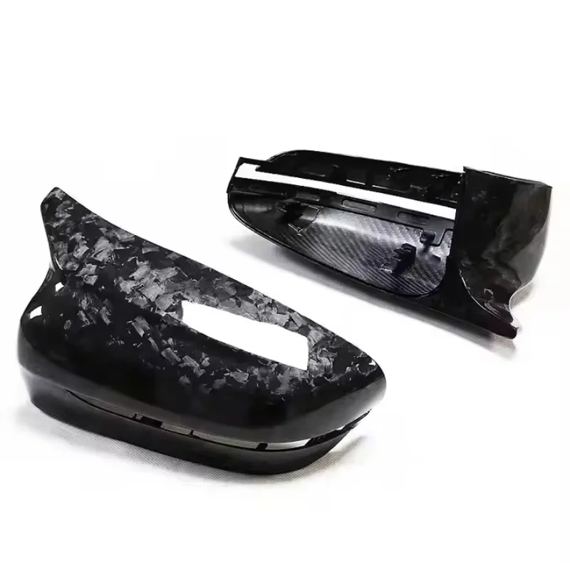 2026 Forged Fiber Car Rearview Mirror Cover Mirror Caps Side Mirror Cover for BMW 7 Series G11 G12 RHD 2016-2020