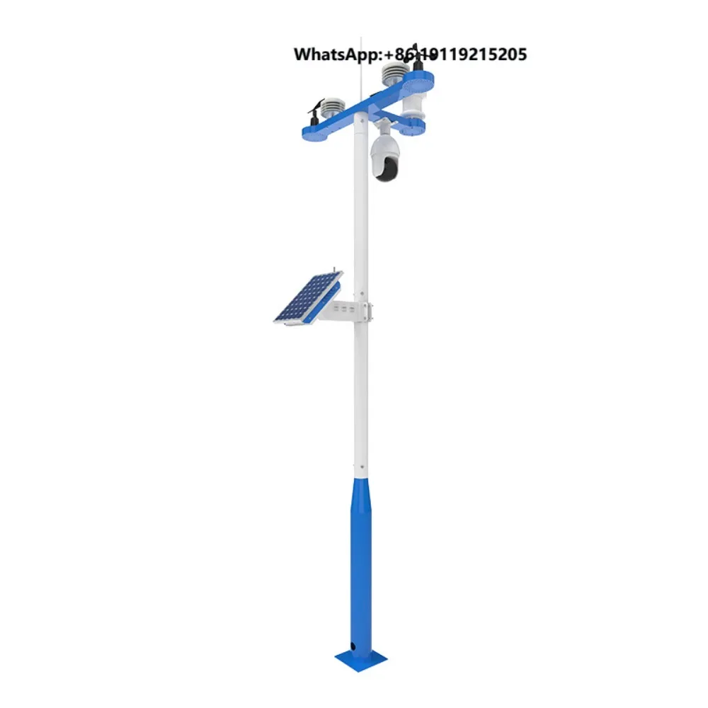 Multi-Parameter Agricultural Weather Station with Solar Power, Plug-and-Play IoT Weather with 4G LoRa for Smart Farming