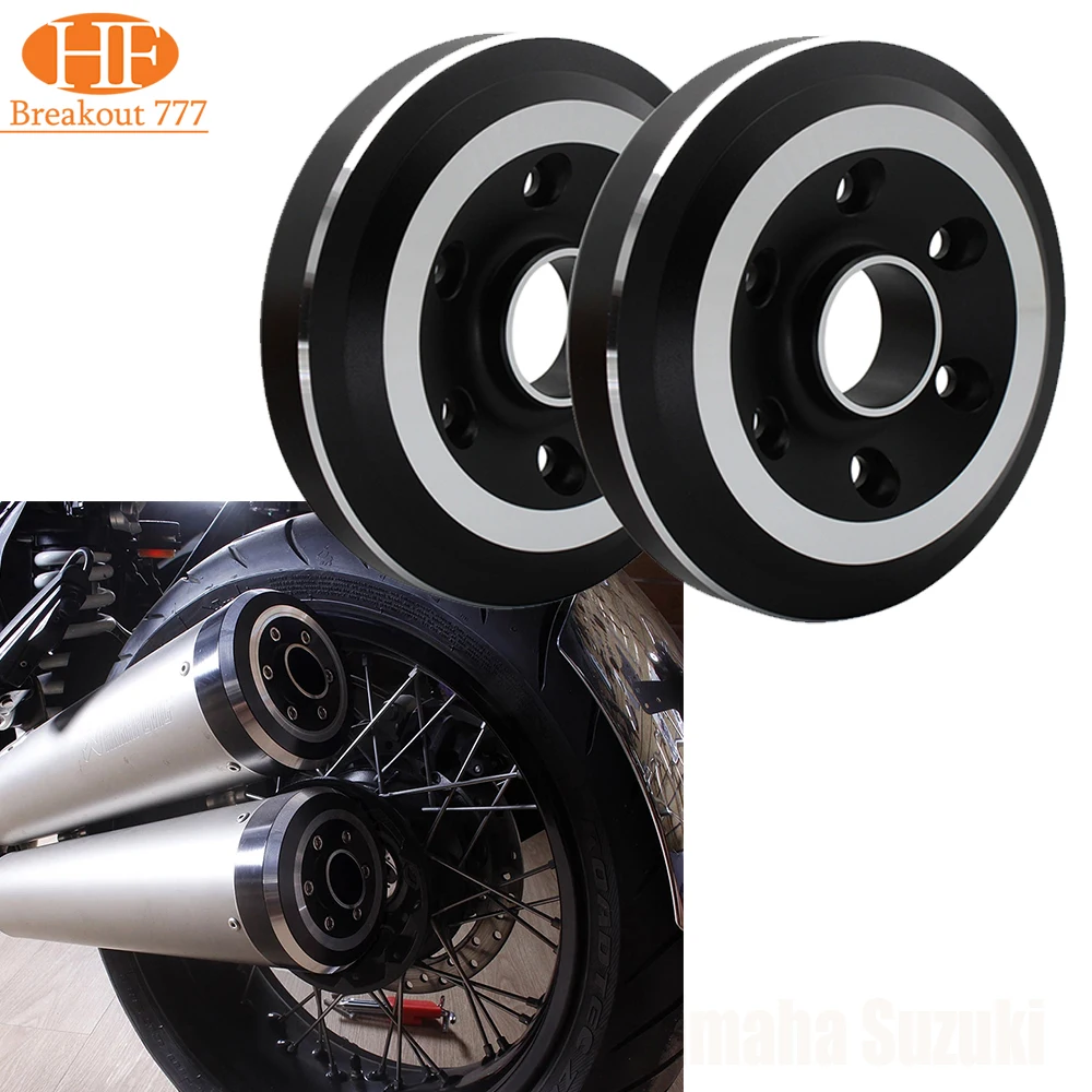 

Motorcycles Exhaust Tip Rear Cover Frames Muffler End Cap Protector Cap For BMW R NINE T Pure Racer Urban Scrambler 2014-2019 ﻿