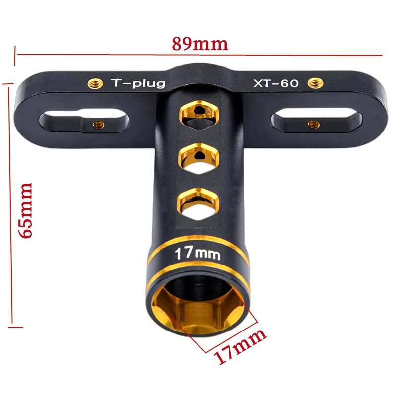 Metal Spare Parts 17mm Wheel Hex Nuts Sleeve Wrench Tool For 1/8 Off-road RC Car Monster Truck Trax X-maxx Summit E-revo