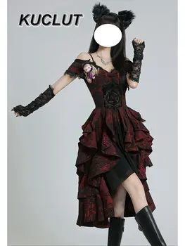 10 best sales vestito rosso nero - №3