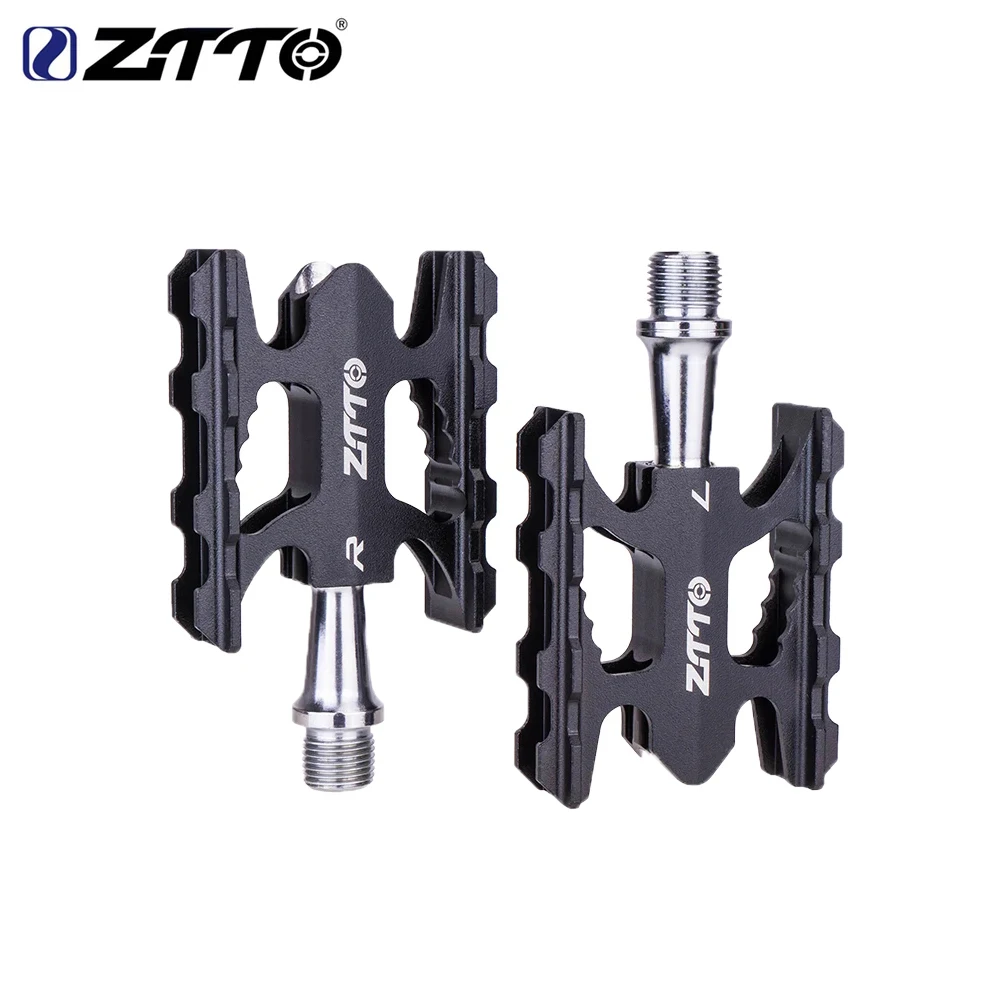 

ZTTO MTB Bike Ultralight Pedals Aluminium Alloy Road Bike Pedal DU Bushing Bearing Bicycle Non-Slip Nails Bicycle Parts
