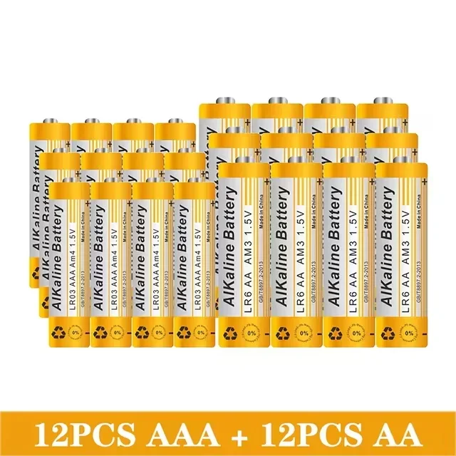 1.5 فولت AA 9800 مللي أمبير AAA 8800 مللي أمبير بطارية قلوية ل مصباح ليد لعبة Mp3 كاميرا فلاش الحلاقة مشغل أقراص مضغوطة لوحة مفاتيح وماوس لاسلكية سماعة #3