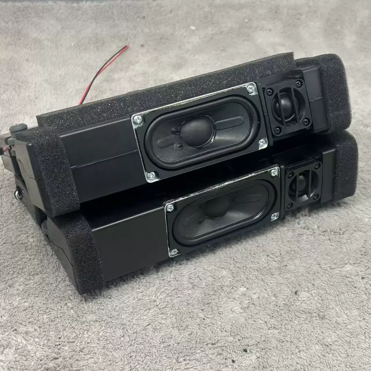 2PCS GHXAMP 198mm*120mm 2-Way Passive Labyrinth Bass-Reflex Speaker – 6Ω 18W