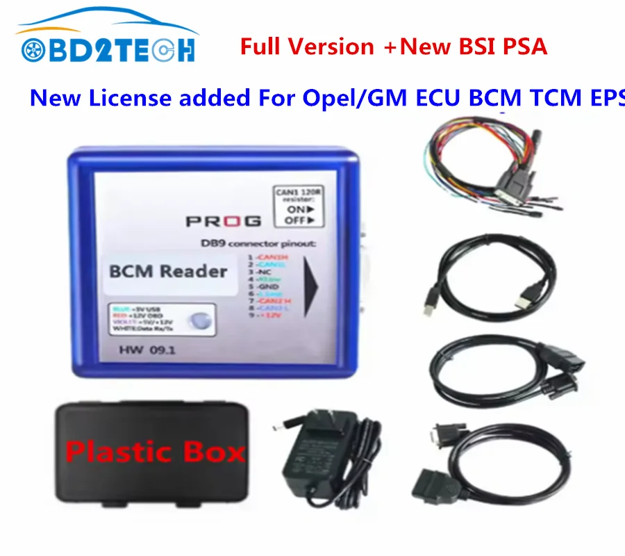 2025 New Full Version IO-PROG Add PSA BSI For Citroen I/O Terminal IO PROG ECU Clone Programmer Tool Power Upgrade For Opel/GM