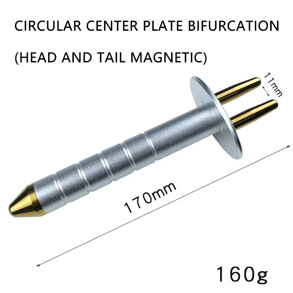 Titanium alloy magnetic fork magnetic prosthesis stick lymph meridian massage stick titanium magnetic energy dialing beauty stic