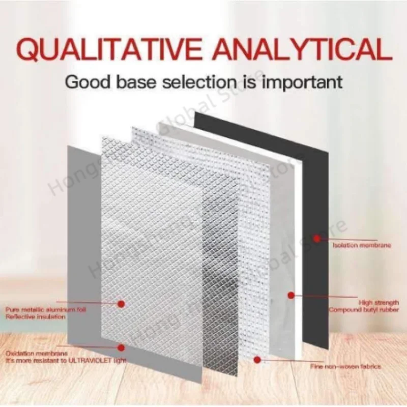 سوبر لزجة الألومنيوم الأسفلت الشريط ارتفاع درجة الحرارة المقاومة للماء سقف وقف الأنابيب الكراك القناة إصلاح أشرطة الختم وقف تسرب