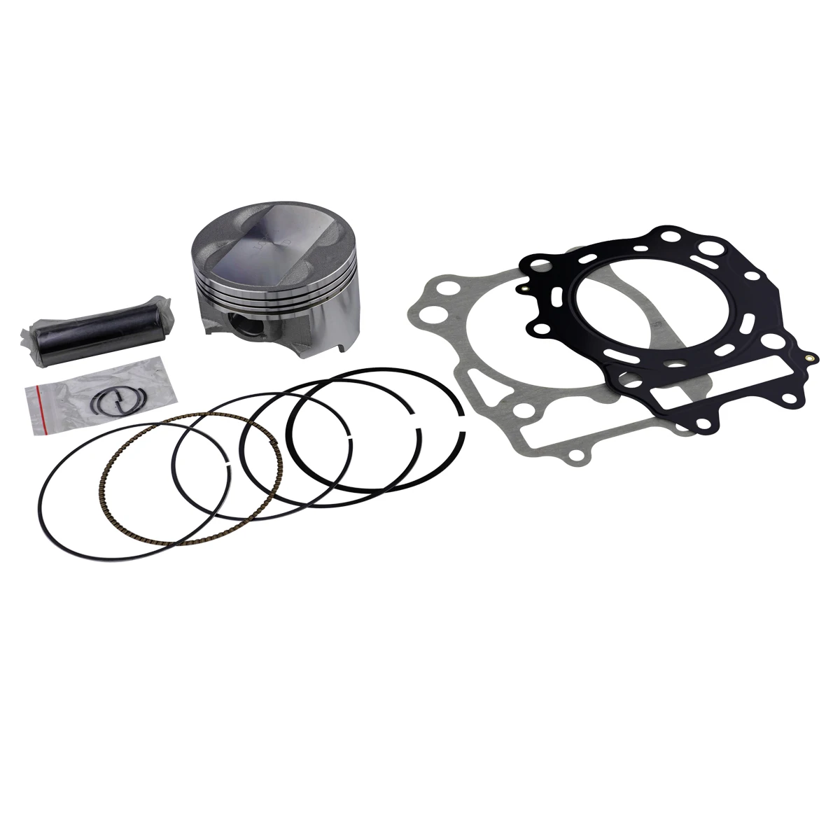 Motorcycle Cylinder Piston Ring And Gasket Kits Set For Suzuki AN400 Skywave Burgman 400 1992-2006 Bore Size STD +75 +100