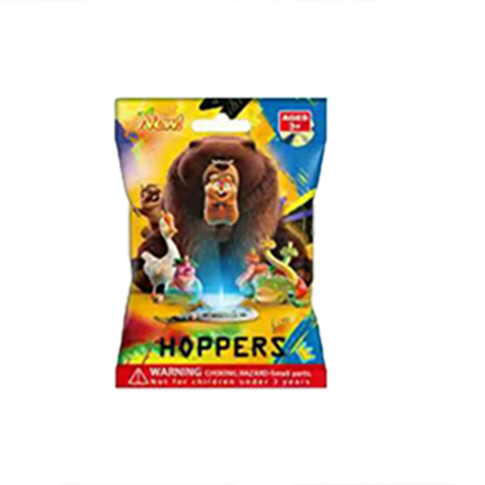 Portachiavi Pixar Hoppers Beaver Transformation Project, Blind Box, Espositore, Modellino Personaggio con Carta Casuale per Bambini