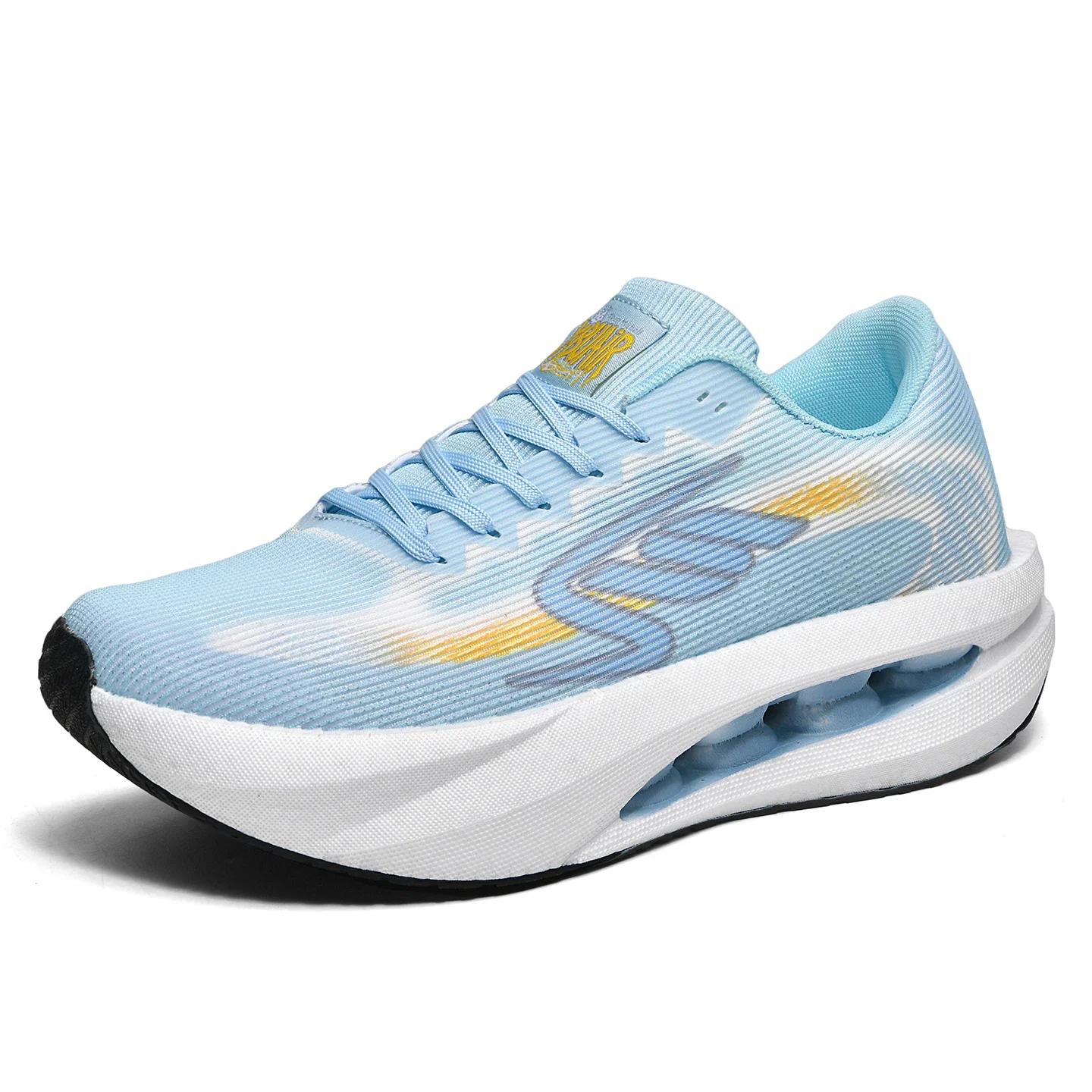 New Running Sports Shoes for Men Air Cushion Jogging Sneakers Carbon Board Marathon Breathable Lightweight Women Nonskid Zapatos