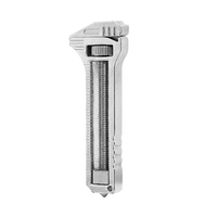 1 PCS Mini Bottle Opener Wrench Silver Aluminum Alloy Adjustable Pry Bar Portable Alloy Multi-Tool Screwdriver Tip