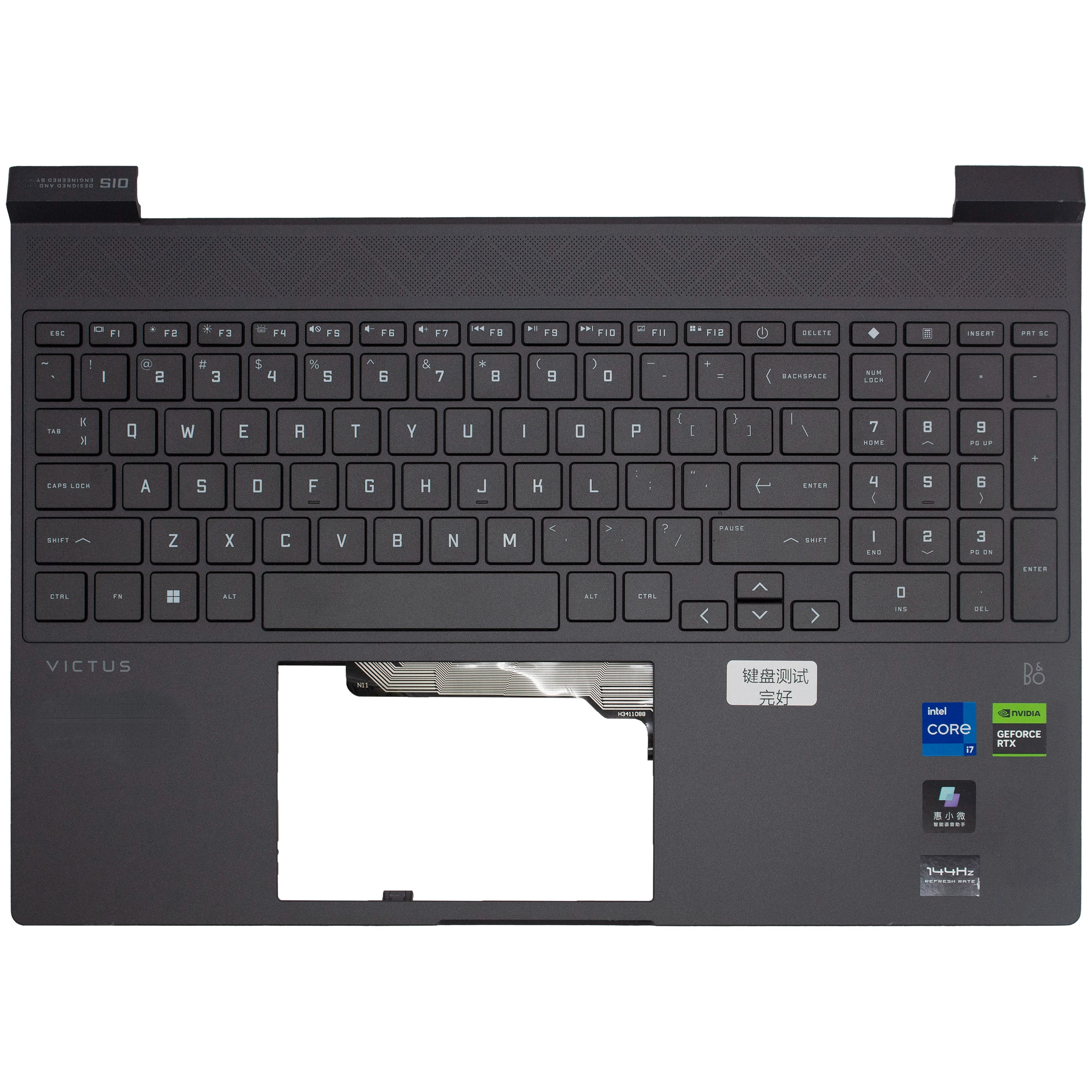 95%New Keyboard for HP Victus 9 15-FA 15-fa0031dx 15-FA0010NR TPN-Q278 Laptop Palmrest Top Case Keyboard Backlight Replacement